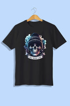 Tricou unisex (alb/negru), Cold inside & out